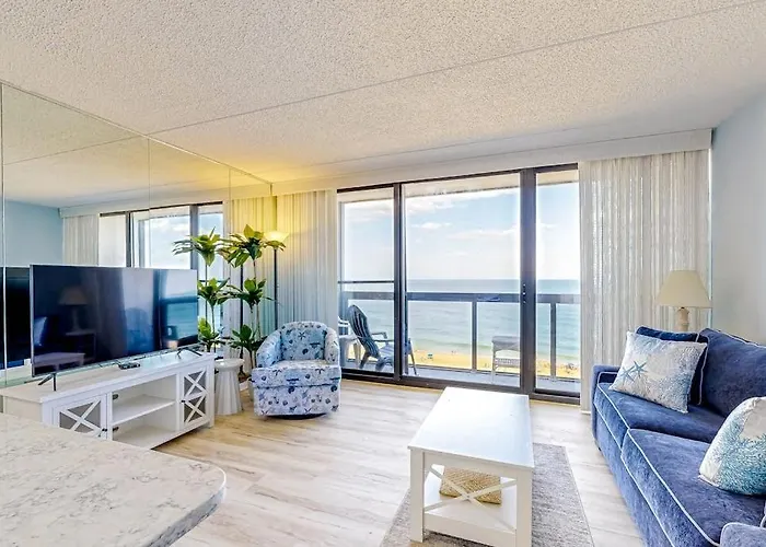 Captivating Beachfront With Balcony Views Pools Gym & Tennis Court Ocean City