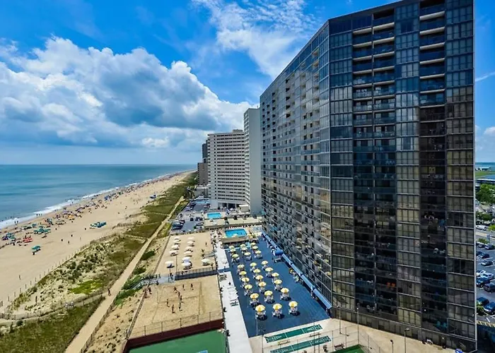Captivating Beachfront With Balcony Views Pools Gym & Tennis Court Ocean City